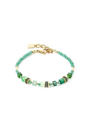 Coeur de Lion Mini Cubes Bracelet in Green at Nordstrom, Size 8.25