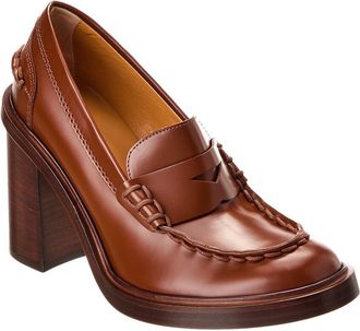 Tod's TodS Moccas Leather Pump