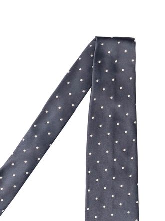 Tom Ford Mens Ties Grey Silk Mulberry