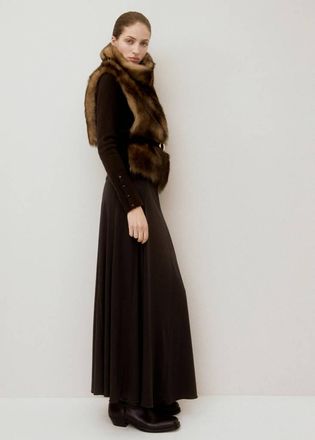 Mango Gonna svasata godet marrone - Donna - XS - MANGO