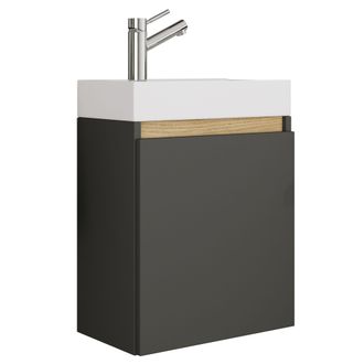 VCM Armario De Ba&ntilde;o, Inodoro De Invitados, Lavabo, Cosila 55x41x22 - Vcm