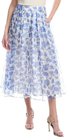 Max Mara Weekend Max Mara Marca Silk Midi Skirt
