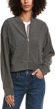 Vintage Havana Stripe Cord Fleece Jacket