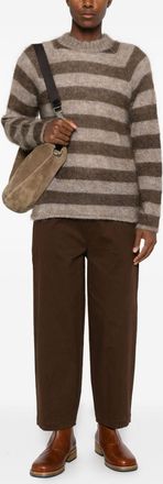 Emporio Armani Striped Sweater - Black
