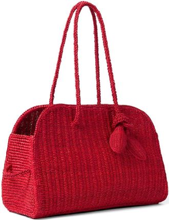 Jacquemus Raffia Top Handle Bag