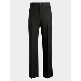 Bally Pants in a Melange Wool Blend in Gray at Nordstrom, Size 52 Eu
