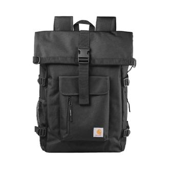 Carhartt Work in Progress Carhartt Wip, Backpacks, unisex, Black, Size: ONE SIZE Black Philis Backpack Eco Friendly