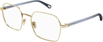 Chlo&eacute; Vierkant Optisch Montuur - unisex - Brillen - Geel - 52 MM - Accessoires
