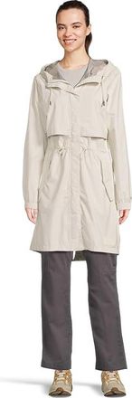 L.L.Bean Wharf Street Raincoat Womens Coat Paperwhite : LG, Nylon