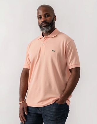 Lacoste Mens Lacoste Classic Fit L.12.12 Mens Short Sleeve Polo Shirt - Miami UI2 - Orange - Size: 42