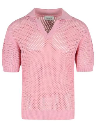 Laneus Pink Viscose Blend Sweater