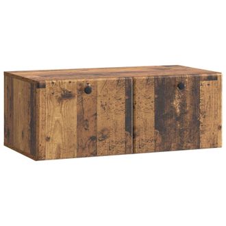 vidaXL Mueble De Tv De Pared 78,5 X 41 X 30 Cm Madera Envejecida Vidaxl