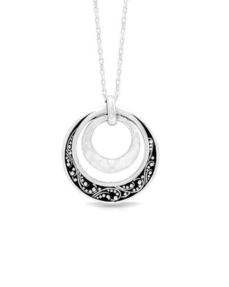 Lois Hill Silver Pendant Necklace