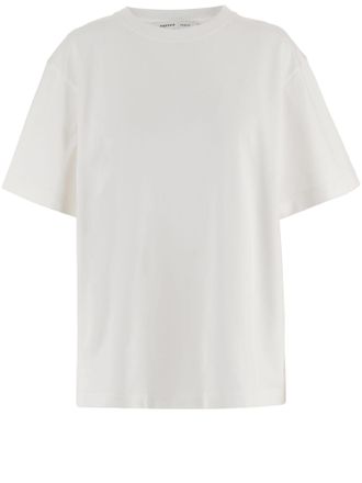 Carven Cotton T-Shirt with Round Neck