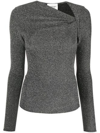Isabel Marant Baixa asymmetric top - Silver