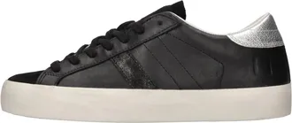 D.A.T.E. Hill Low Calf - Dames - Sneakers - Zwart - 38 EU - Leer - Schoenen