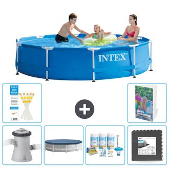 Intex Piscina Con Estructura Redonda - 305x76 Cm - 7-piezas S238