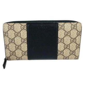 Gucci Pre-owned Wallets, unisex, Beige, Size: ONE SIZE Pre-owned Long wallet (bi-fold)