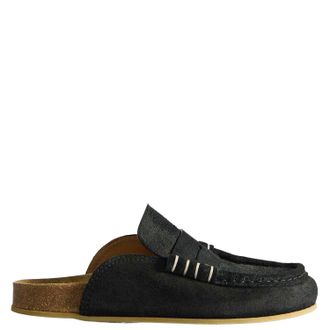 J.W.Anderson Suede Mule Loafers with Tapered Silhouette