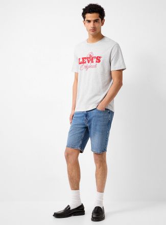 Levi's Mens Medium blue 412 jean Bermuda Shorts
