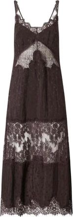 Pinko Mujer, Vestidos, Marr&oacute;n, Talla: L