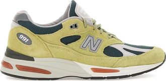 New Balance Sneakers Made in the UK 991V2 in pelle scamosciata - Verde