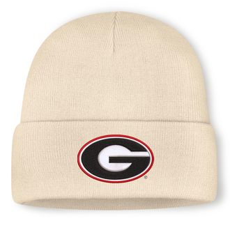 Nike Georgia Nike Mens College Cuffed Beanie in Brown | N41C15AGBN-M4T