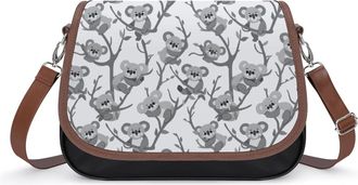 Generic Cartoon Cute Koala Bear Crossbody Bags for Women Shoulder Messenger Bag Purse Handbags