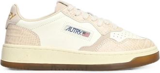 Autry Medalist Crocodile-effect Sneakers