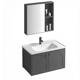 Rea Un Conjunto De Muebles De Ba&ntilde;o Con Lavabo Rea Denver 60cm Grey