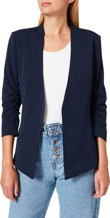 Vila Womens VIHER New 3/4 Blazer/SU-NOOS Blazer, Navy Blazer, L