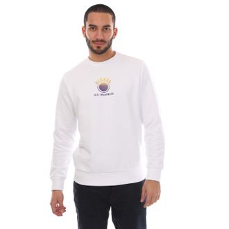 Diesel Mens S-Gir 5-5 Sweatshirt in White Cotton - Size X-Large