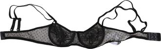 Dolce & Gabbana Black Floral Underwired Balconette Bra Underwear Co+pa+vi Clothing