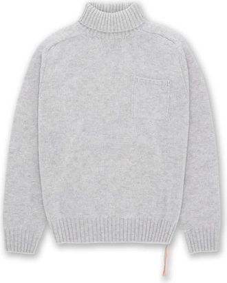 Fortela Mallory Merino Wool High Neck Sweater in Grey at Nordstrom, Size Xx-Large Eu