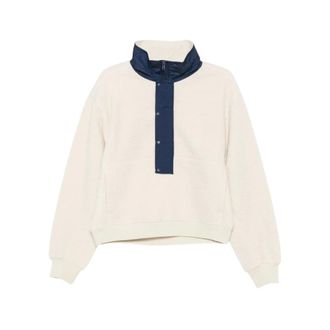 Entire studios System Fleece Pullover Sweatshirt - Dames - Fleece jassen - Beige - XS - Polyester - Fitness