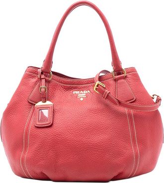 Prada Pre-owned Prada Vitello Daino Open Convertible Tote Ladies 2DYZZZ9CNW8WLO1P