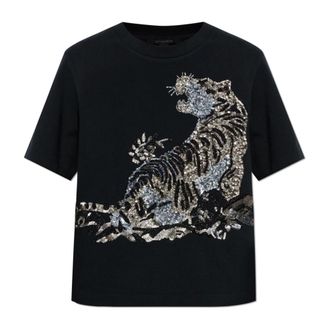 AllSaints T-Shirts, female, Black, Size: XS Pounce Lisa T-Shirt