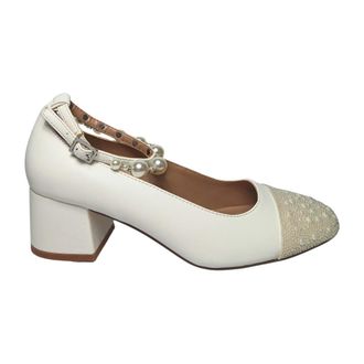Steve Madden Pumps, female, White, Size: 6 1/2 US scarpe con tacco Ecopelle
