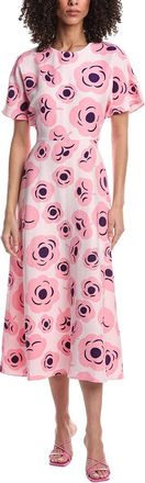 Marimekko Helea Tumma Linen-Blend Maxi Dress