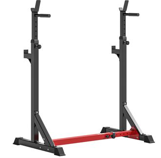 OEM Soporte Para Pesas Estante Soporte Barra Pesas Ajustable Para Ejercicios Sentadillas En Hogar Y Oficina Carga 150 Kg De Acero Altura Regulable De 121-
