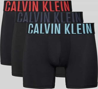 Calvin Klein Underwear Trunks mit elastischem Bund im 3er-Pack in Black, Gr&ouml;&szlig;e XXL