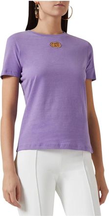 Elisabetta Franchi Mujer, Camisetas, P&uacute;rpura, Talla: L