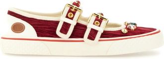 Valentino Garavani Red Round-toe Sneakers