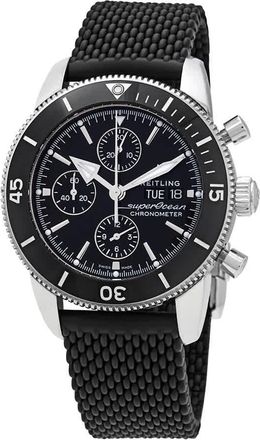Breitling Superocean Heritage II Chronograph Automatic Chronometer Black Dial Mens Watch A13313121B1S1