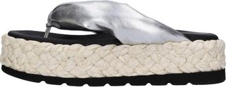 Fabi Fd 2103A Teen Muilezel - Dames - Slippers - Grijs - 36 EU - Leer - Schoenen
