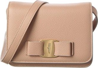 Ferragamo Vara Bow Leather Crossbody
