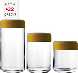 Mepra Set Of 3 Urano Canisters With $32 Credit