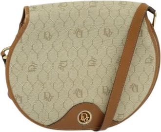Dior Pre-owned Cross Body Bags, female, Beige, Size: ONE SIZE Pre-owned Vintage Shoulder Bag