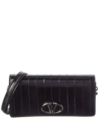 Valentino Vlogo Signature Leather Pouch