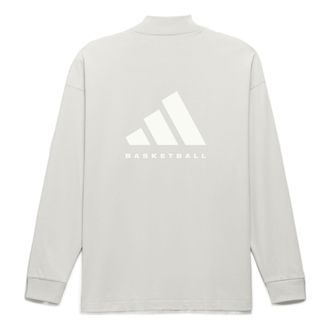 adidas Basketball Long Sleeve Tee Beige IJ5555